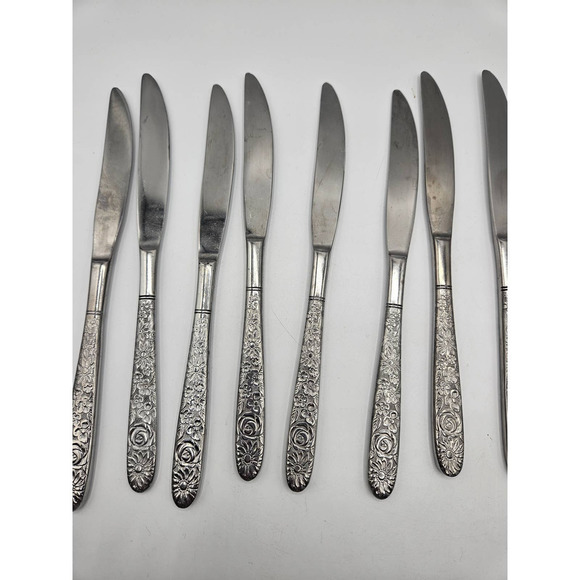 Stanley Roberts SRB-180 Lot of 11‎ Butter Knives Staineless Silver - Picture 7 of 8